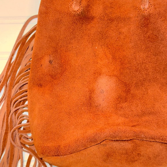 Monserat De Lucca Noe Petite Fringe Crossbody Bag - Brown Suede western boho - Picture 4 of 9